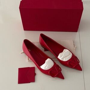 Valentino Red Pointed Toe Heels